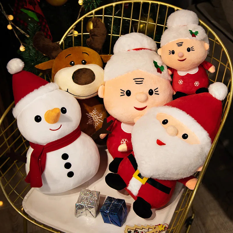 Ho-Ho-Holidays! Cute Plush Trio for Christmas.