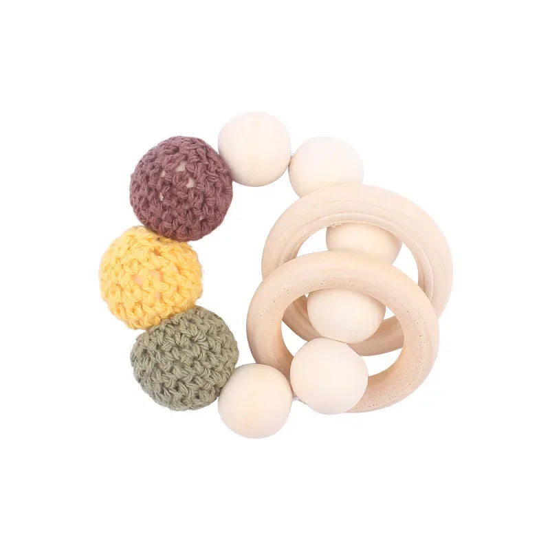 Teething Relief: Pacifier Clips with Crochet Balls - 1-2 Pack