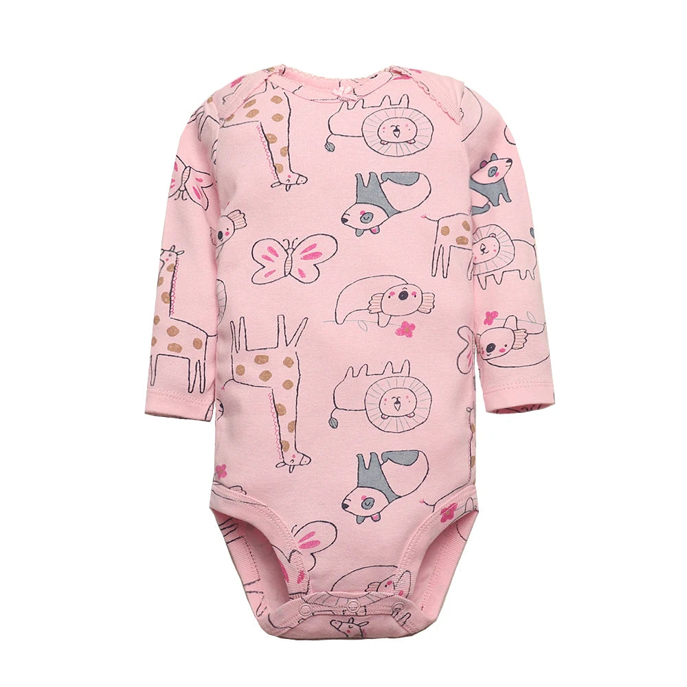 Playful Prints: 3-Piece Baby Clothes Set for Boys & Girls