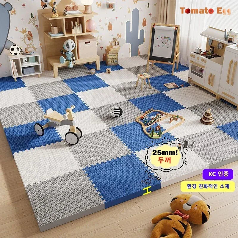 30x30cm Non-Slip EVA Foam Baby Play Mat – Soft Puzzle Carpet for Kids’ Rooms & Home Decor