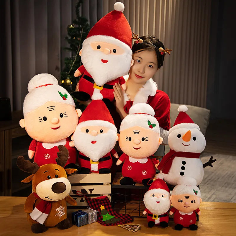 Ho-Ho-Holidays! Cute Plush Trio for Christmas.