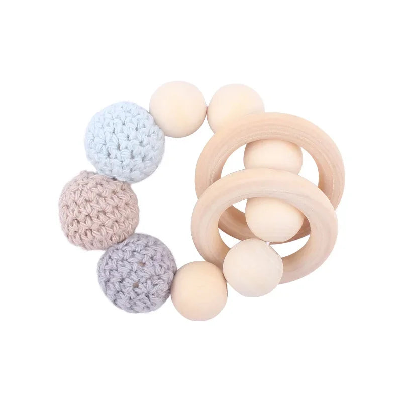 Teething Relief: Pacifier Clips with Crochet Balls - 1-2 Pack