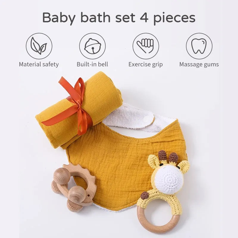 Baby Photography Props & Keepsake Set – Milestone Cards, Blanket & Birth Gift